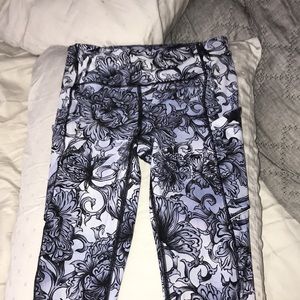 Lululemon purple print leggings